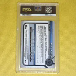 Topps 2022 Bowman Chrome Kahlil Watson CPA-KW Blue Refractor /150 Auto PSA 9 RC - Image 2