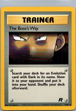 NM - The Boss's Way #73/82 | Uncommon | Team Rocket - Image 1