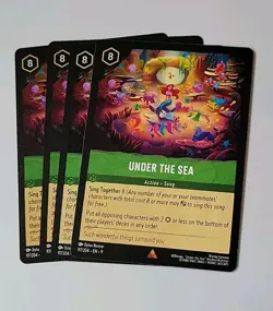 4x Disney Lorcana TCG - Fabled: Under the Sea (097/204) - Rare - Near Mint - Image 1