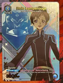 Union Arena TCG - Rolo Lamperouge (015) (U*) CODE GEASS Alt Art Foil NM - Image 1