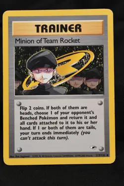 Minion of Team Rocket 113/132 MP Gym Heroes Regular Uncommon Pokemon TCG Card - Image 1