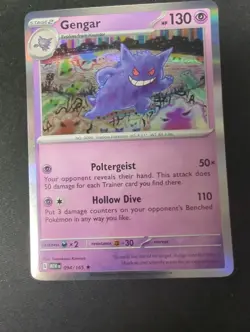 Gengar Holo NM 094/165 Scarlet & Violet 151 Pokemon Card - Image 1