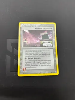 Rocket's Tricky Gym Stamped 90/109 Team Rocket Returns Pokemon Card Reverse Holo - Image 1