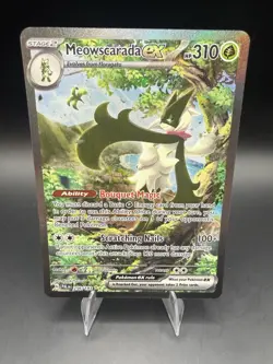 Meowscarada ex 256/193 SIR Holo Sv02: Paldea Evolved Pokemon Card TCG ENG NM - Image 1