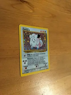 Clefairy 5/102 Unlimited Base Set Holo Pokemon Card LP - Image 1