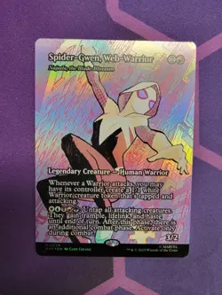 Spider-Gwen, Web-Warrior - Marvel Eternal-Legal Foil - Image 1