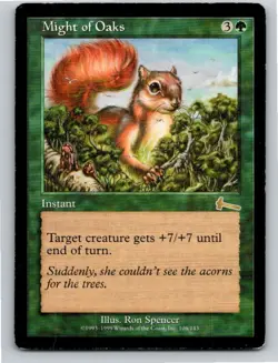 Magic the Gathering Might of Oaks Urza's Legacy MTG Free Shipping! - Image 1