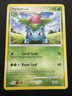 Ivysaur 51/132 Secret Wonders LP/NM Pokemon Card Vintage Diamond & Pearl 2007 - Image 1