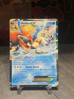 Keldeo EX 49/149 - Boundaries Crossed Rare EX Pokemon TCG Holo - MP Card - Image 1