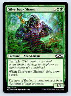 Silverback Shaman Magic the Gathering Core Set 2020 M20 MTG Card FREE SHIPPING ! - Image 1