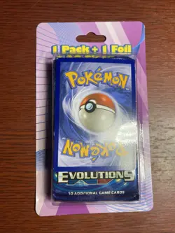 2016 POKEMON XY EVOLUTIONS Sealed 10-Card BOOSTER PACK Raichu Art Free Shipping - Image 1