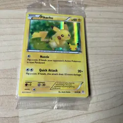 Pokemon Pikachu TCG 20th Anniversary Stamped Promo Holo Card 26/83 Sealed - Image 2