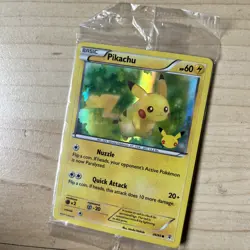 Pokemon Pikachu TCG 20th Anniversary Stamped Promo Holo Card 26/83 Sealed - Image 5