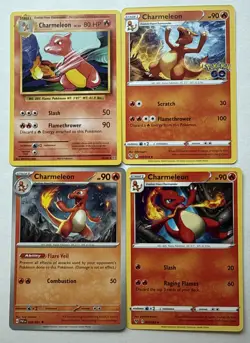 Charmeleon 4 Card Lot ~ Pokemon TCG - perfect for Charmeleon collectors - Image 1