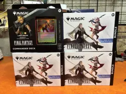 Magic The Gathering Final Fantasy Play Bundle Box (3) &Commander Deck Sealed - Image 1