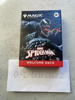 Magic The Gathering X Spiderman SDCC25 Exclusive Welcome Deck Venom/Black Deck - Image 1