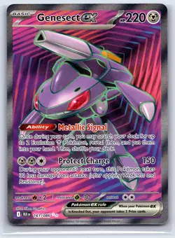 GENESECT EX 161/086 BLACK BOLT POKEMON NEAR MINT - Image 1