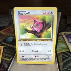 Pokemon TCG WOTC Jungle 1st Edition Jigglypuff #54/64 Regular Common English - Image 1