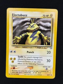 Electabuzz 33/111 Uncommon Neo Genesis Pokemon Unlimited MP - Image 1
