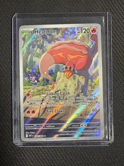 Heatmor 104/086 - Illustration Rare - White Flare NM Pokemon - Image 1