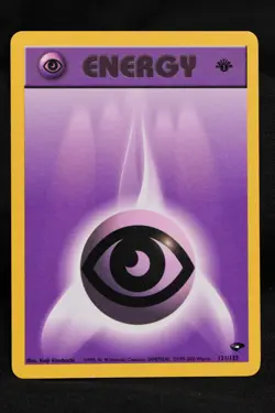 Psychic Energy 1st Edition 131/132 LP Gym Challenge Regular Pokemon TCG Card - Image 2