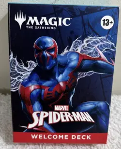 MTG Magic The Gathering Marvel Spider-Man Welcome Deck - Blue - Image 1