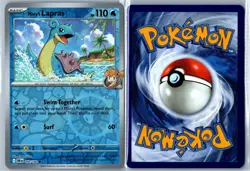 Pokemon Card - Misty's Lapras Destined Rivals 050/182 Common Reverse Holo NM - Image 3