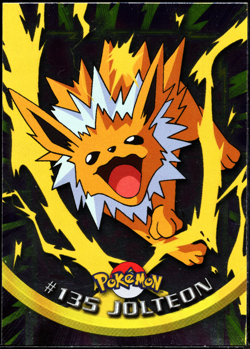 2000 Topps Pokemon TV Animation Edition Series 3 #135 Jolteon Holo Foil NM - Image 1