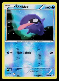 Shellder 19/83 Common Generations Pokemon Reverse Holo Lightly Played - Image 1