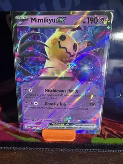 Pokemon TCG Mimikyu EX 069/159 Journey Together Double Rare Holo - Image 1