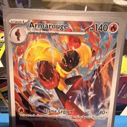 Pokemon TCG Armarouge 86/84 Pitch Black Illustration Rare | Mint/NM English - Image 2