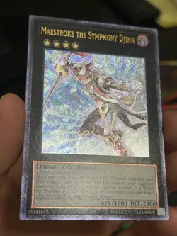 Yugioh Maestroke the Symphony Djinn AP03 - EN002 Ultimate Rare NM #2 - Image 4