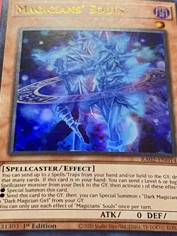 3x Magicians' Souls | RA02-EN014 | Ultra Rares | NM | 1st Edition | YuGiOh! - Image 2