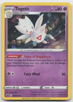 Togetic - Holo SWSH: Sword & Shield Promo Cards SWSH276 NM - Image 1