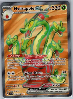 Hydrapple ex 156/142 SV07: Stellar Crown - Pokemon Card - NM - Image 1