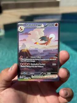 Pokemon SV Scarlet & Violet 151 Charizard EX Card 199/165 SIR - Image 1