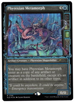 Phyrexian Metamorph 1758 Rainbow Foil Duskmourn Secret Lair MTG Near Mint - Image 1