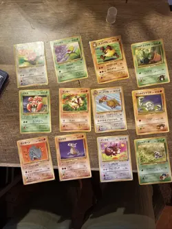 Lot of 33 Pokemon Card TCG Japanese Vintage Fossil, Jungle, Base, Rocket, Gym - Image 1