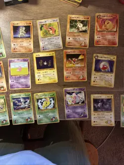 Lot of 33 Pokemon Card TCG Japanese Vintage Fossil, Jungle, Base, Rocket, Gym - Image 2