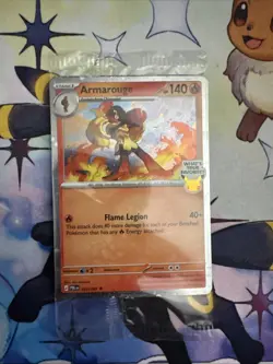 New Rare Armarouge Pokemon Best Buy Promo Card 2026 Pitch Black Collectible - Image 1