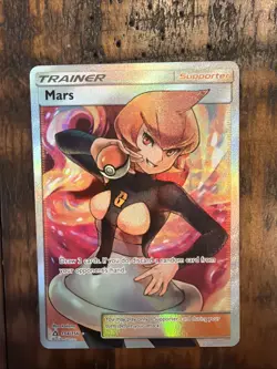 Mars 154/156 SM Ultra Prism Full Art Ultra Rare Card Pokemon TCG NM - Image 1