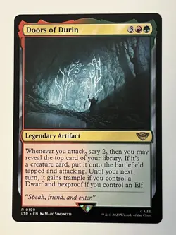 Doors of Durin The Lord of The Rings Non-Foil Regular MTG NM - Image 1
