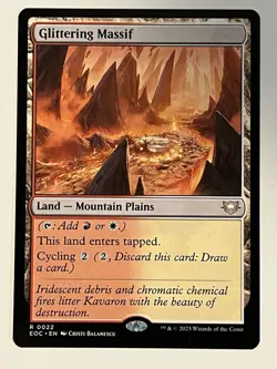 Glittering Massif Commander: Edge of Eternities Non-Foil Regular MTG NM - Image 1