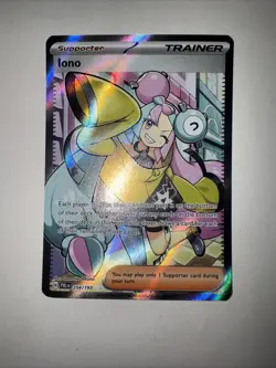 Iono - 254/193 - Pokemon Paldea Evolved Full Art Ultra Rare Card NM Holo - Image 1