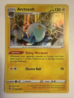 Arctozolt 066/189 Holo Rare 2020 Pokemon Darkness Ablaze Card NM - Image 1