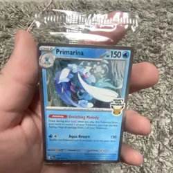 Primarina Pokemon TCG Holo Promo Card Stage 2 150 HP English - Image 1