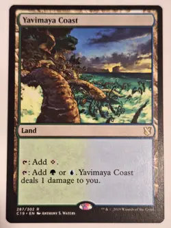 Yavimaya Coast - Commander: 2019 - Magic the Gathering MTG Nice! - Image 1