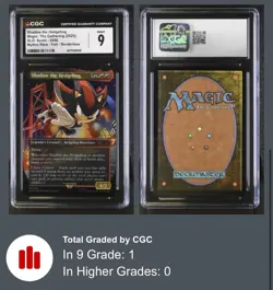 Magic The Gathering Sonic The Hedgehog Rainbow Foil Shadow Mythic CGC 9 POP 1 - Image 3