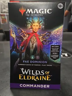 Magic The Gathering "Wilds of Eldraine" Fae Dominion Commander - BRAND NEW - Image 1
