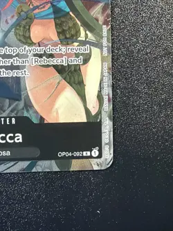 Rebecca (Winner Pack 2025 Vol. 2) OP04-092 R Foil One Piece Promotion Cards V - Image 4